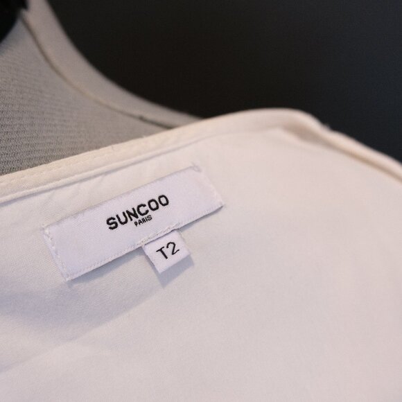 Suncoo Paris White Summer crochet trim sundress - Picture 6 of 6